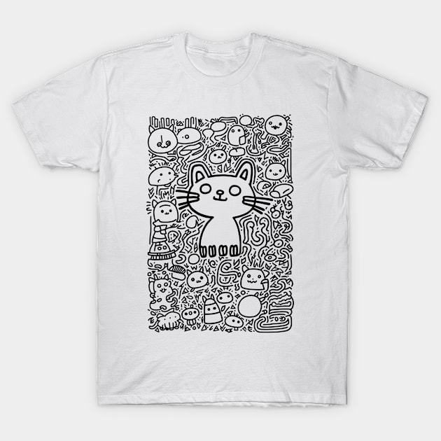 Cat T-Shirt by SM